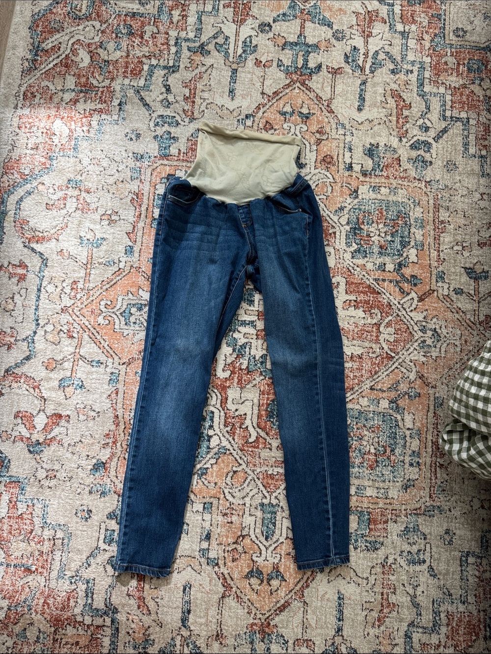 Jessica Simpson Maternity Dark Blue Stretch Skinny Jeans